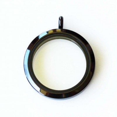 Black Screw Top Locket 